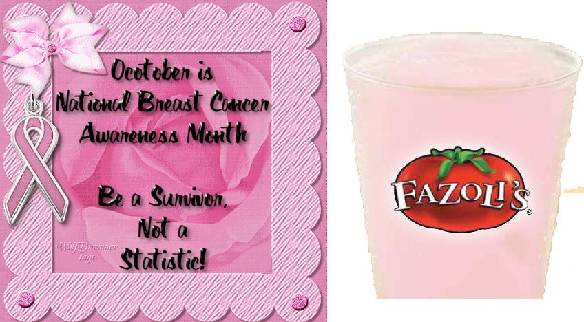 National breast Cancer awareness Month Observed by Fazoli's National breast Cancer awareness Month Observed by Fazoli's